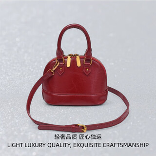 Calviakrim international brand cross-border handbag fashion shoulder bag women's contrast color popular handheld western style crossbody shell bag red