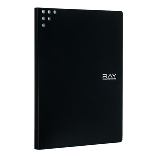 Comix ray information booklet a4 20 bags black office supplies loose-leaf pocket folder file storage book a6112 (pack of 10)