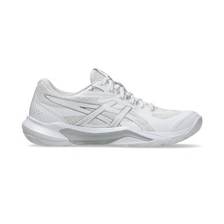 Asics gel-tactic 13 indoor volleyball shoes, non-slip, wear-resistant, breathable, cushioning training shoes, white silver, women's model 13 1072a118-100 36 225 inner length