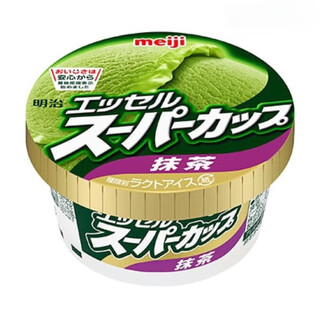 Meiji japanese original matcha flavored ice cream cup 200ml/box