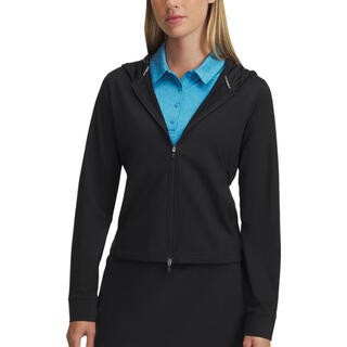 Under armor pilates zipper slim fit comfort long sleeve jacket women's black black s