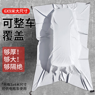 Jumu car fire-fighting blanket, train-proof clothing, parking lot, new energy vehicle, electric vehicle, flame-retardant fire-proof blanket, silicone fire-fighting blanket 6m*8m i car suv