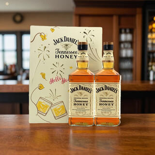 杰克丹尼（Jack Daniels） Jack Daniels 田纳西州威士忌美国原装进口洋酒 杰克丹尼蜂蜜双瓶礼盒700ml*2
