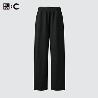 Uniqlo collaboration men's and women's loose sports trousers casual pants extra length 477878 09 black l