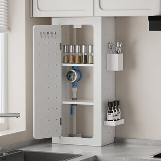 Huili's natural gas pipeline blocking decorative hole board gas pipeline storage rack gas pipeline storage cabinet pipeline blocking supports customization (if you need a layer board, please inform customer service) layer