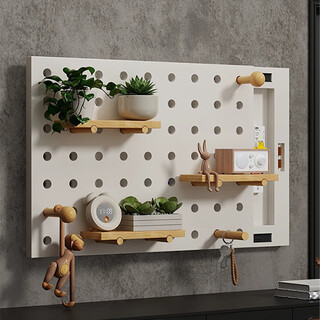 Lin's boy electric meter box decorative painting covers the entrance hole plate storage rack strong and weak electric gate distribution box multimedia box hanging painting white horizontal style left push-pull 50*40 (accommodates 42*32)