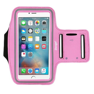 Gufen wrist mobile phone case running arm bag men and women outdoor fitness equipment sports mobile phone armband 6.5 inch arm sleeve sports single pack pink 6.5 inch