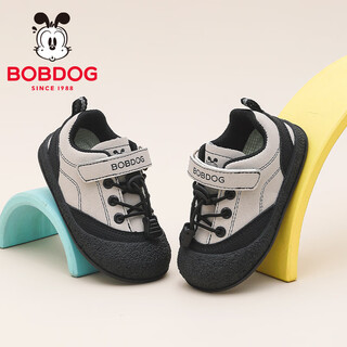 Babudou children's shoes autumn soft sole comfortable baby shoes boys light toddler shoes 101353034 beige/black 25