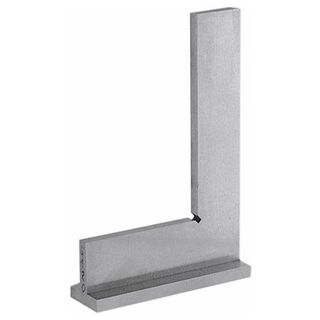 Germany's hofmann garant square ruler with base, rust-proof stainless steel, accuracy level 1, matching plastic box 75*50mm