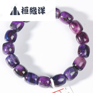 Huanyuanyang crystal purple interstellar blue cherry blossom perilla stone bracelet bracelet pendant ring light purple