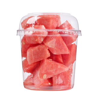 Fresh fruit cut cup 500g watermelon cut into cubes