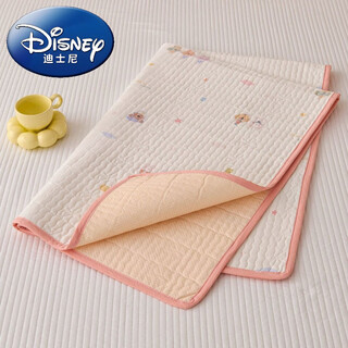 Disney cotton double layer gauze baby changing pad waterproof and washable pure cotton breathable baby sheet overnight diaper aunt mattress waterproof model - doudou good friends 100% cotton double layer gauze changing pad 50x75cm
