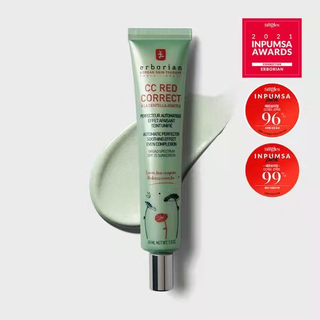 Erborian centella asiatica cc cream erborian green reddish sensitive skin nourishing concealer moisturizing bb cream erborian green cc cream (15ml)