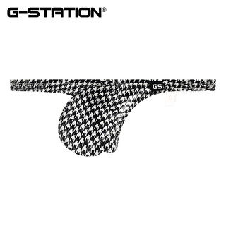 G-station japanese small style sexy men's thong tight ultra-low waist printed underwear small size chidori xl