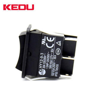 Kedu six-legged boat switch hy12-9-3 can be equipped with a waterproof cover for industrial arc switch ce certification hy12-9-3