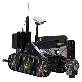 Hongda kaisheng eod robot reconnaissance mobile intelligent robot eod robot arm crawler chassis black
