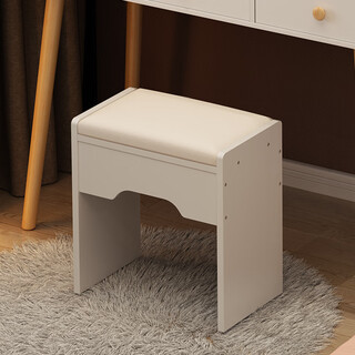 Xin youliangjia makeup stool dressing table stool high-end bedroom makeup chair beauty manicure stool sz03 warm white 40cm