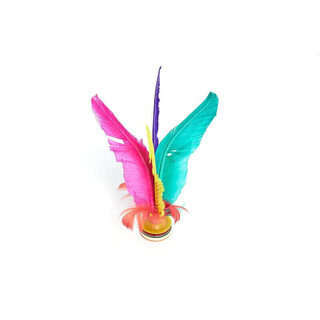 Decathlon basic shaping/pilates durable and compact youth natural goose feather shuttlecock color 520669 one size