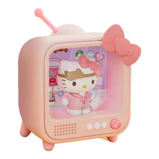 【9成新】KUROMI电视机发光小夜灯三丽鸥卧室氛围灯Kitty猫生日礼物女孩六一礼物 