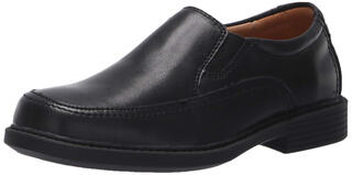 Florsheimbogan jr ii boys' toddler-youth slip-on, black black 6 wide big kid