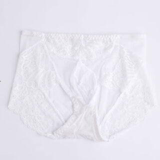 Men's underwear perverted men's lace transparent men's bullet separation full perspective u convex triangle thong men's transparent red bag l