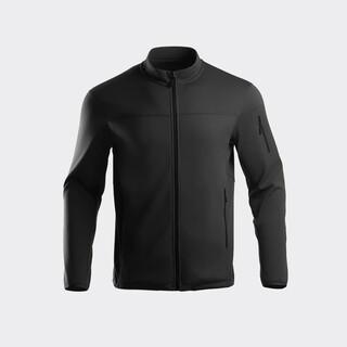 Longya pioneer no. 21 light warm stand collar cardigan fleece jacket autumn and winter outdoor comfortable warmth coldproof handsome lightweight jacket extreme night black s 170/92a (weight 125-140jin jin equals 0.5kg)