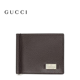 Gucci (gucci) new season co light luxury men's signature wallet brown one size