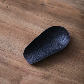 Wen yijia old iron forged tea rules purely handmade teaspoon tea lotus tea ceremony six gentlemen kung fu tea ceremony accessories 1 (small size)