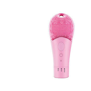 KYODO电动洗脸仪深层清洁声波高频振动电池式软硅胶洁面清洁卸妆面部毛孔清洁 赠电池款：1分钟震动6000次【粉】