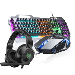 Yijinda msi shenying 16 ai 2025 laptop wired mouse macro chicken game office keyboard keyboard and mouse set esports accessories desktop general peripheral products wired keyboard and mouse set + esports headphones (three-piece peripheral set)