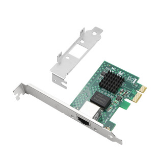 诺可信（Nokoxin）千兆PCI-X1有线网卡台式电脑 自适应1000M速率独立内置网卡 百兆网速提升网卡高速游戏网卡 千兆PCI-EX1网卡 2.5G I225