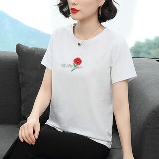 T-shirt à manches à manches courtes SUOWANYI (SUOWANYI) Mère d'âge moyen