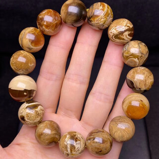 Xilan high-end boutique burmese amber demon flower root amber bracelet is beautifully configured, 37.77 grams, size approximately 16.6mm