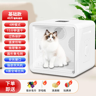宠物智能烘干箱宠物烘干机猫咪自动吹干箱狗狗洗澡吹风机家用 82L宠物烘干箱标准款