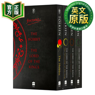 The lord of the rings the hobbit 4-volume set english original the lord of the rings fantasy novel tolkien,j.r.r. 9780261103566