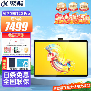 科大讯飞人工智能学习机T30lite/pro小学初中高中通用大屏AI精准学新课标学生护眼学习平板【孙俪代言】 【现货速发】讯飞学习机T20Pro【8+512G】