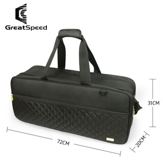 Four grand slam (greatspeed) tennis bag badminton bag 6-pack single shoulder independent shoe compartment new style black