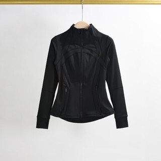 Lulu flagship store waist tight fitness clothes women's slimming stretch yoga clothes running sports pilates training cycling clothes black l