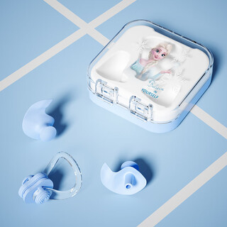 Disney (disney) children's swimming nose clip earplugs 2025 new anti-water, non-soundproof, anti-choking, swimming and bathing special frozen