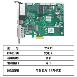 Ts802d ts921 full color led display sending card indoor ds802d electronic screen control card ts921 suitable for full color