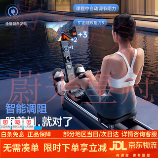 Ypoo ark rowing machine home self-powered intelligent resistance adjustment magnetically controlled foldable indoor aerobic fitness equipment self-powered sun night black-smart resistance adjustment/foldable