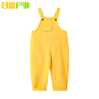 He jiagong children's day performance clothes children's day children's candy color suspender pants suit dopamine chorus for boys and girls 2321 overalls yellow 100 cm