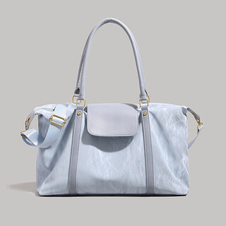 Xingxi large-capacity short-distance travel bag women's shoulder cross-body business trip luggage bag fitness handbag bag maternity bag storage bag blue