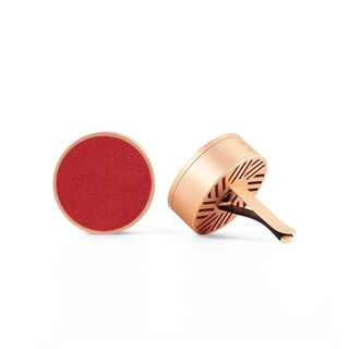 Daily lab car aromatherapy car air outlet perfume car fragrance decoration gift for men and women supercar leather style red double pack + amber pink hu 0ml 1 bottle