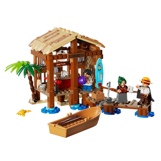 Quasi-new product lego building blocks one piece 75636 windmill village house boys and girls children's toys birthday gifts