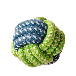 Erzhi changxian dog toys dog chewing rope set molar rope knot toy ball golden retriever teddy pomeranian puppies large and small dogs rope ball