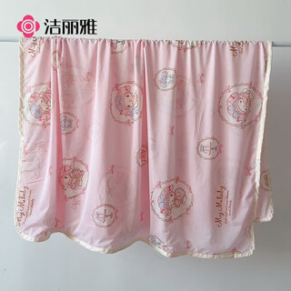 Jie liya (grace) children's cooling ice silk blanket kindergarten baby nap air-conditioned quilt thin blanket sanrio-sweet melody 80x120cm