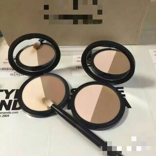 Canneny3 two-color contouring palette, nose shadow, lying silkworm, practical makeup palette, 2 pieces