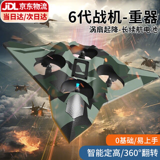 Ibezhi remote control airplane children's toy boy birthday gift 6-9-12 years old unmanned fighter foam anti-fall stunt green-sixth generation fighter-long endurance battery