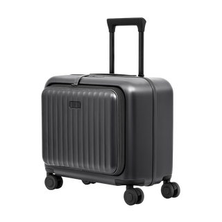 95% new mijia xiaomi suitcase 18-inch trolley case for men and women large-capacity business trip suitcase front opening password box dark gray silver